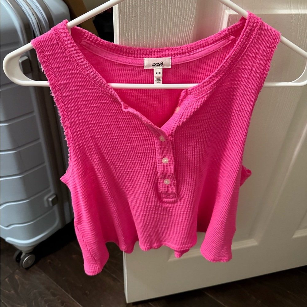 Aerie Pink Sleeveless Women's Top